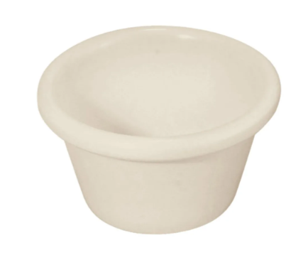 5123-Bone Clipper 2 oz. Melamine Ramekin