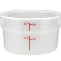 ERC2T Cresco Resco Round Food Container 2 qt, Translucent-Enhanced Smallwares