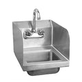 E-HS-15FB-SP Enhanced 15" Wall Mount Hand Sink with Splash Guards-Enhanced SS & Equipment