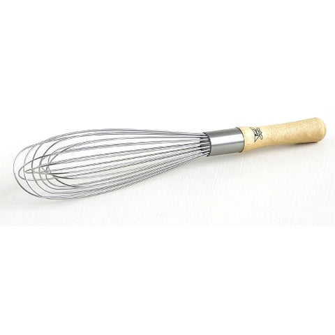 12-SW Best Mfg 12" Light Guage Wood Handle French Whip-BEST MANUFACTURERS, INC.