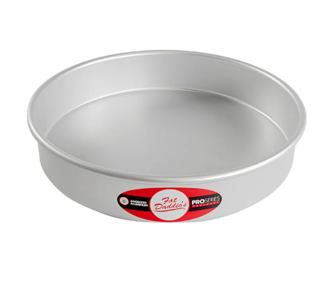 PRD-102 Fat Daddio's Round Pan, 10 in x 2 in , Aluminum-Fat Daddios