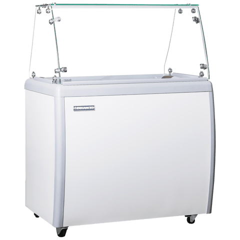 ERI-360DC Enhanced 49.6" Ice Cream Dipping Cabinet with Tub Holders-Enhanced Freezers