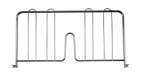 Enhanced Wire Shelving E-WSDIV18C Chrome Shelf Dividers, 18x8