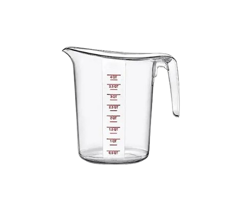 EMC-16C Enhanced Measuring cup, 16 cup, clear