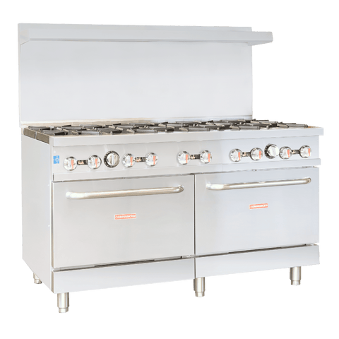 ER-10 Enhanced RANGE 60" , 10 OPEN BURNERS