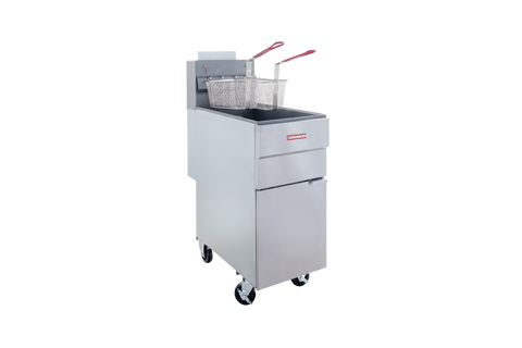 Enhanced Gas Equipment EGF-90-N Enhanced 35-40 lb Natural Gas Deep Fryer, 90,000 BTU