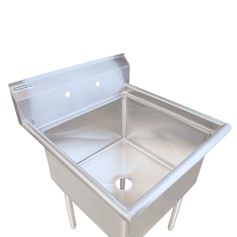 E-S1C242414-316 Enhanced 24"D x 24"W Sink, 1 Tub-Enhanced SS & Equipment