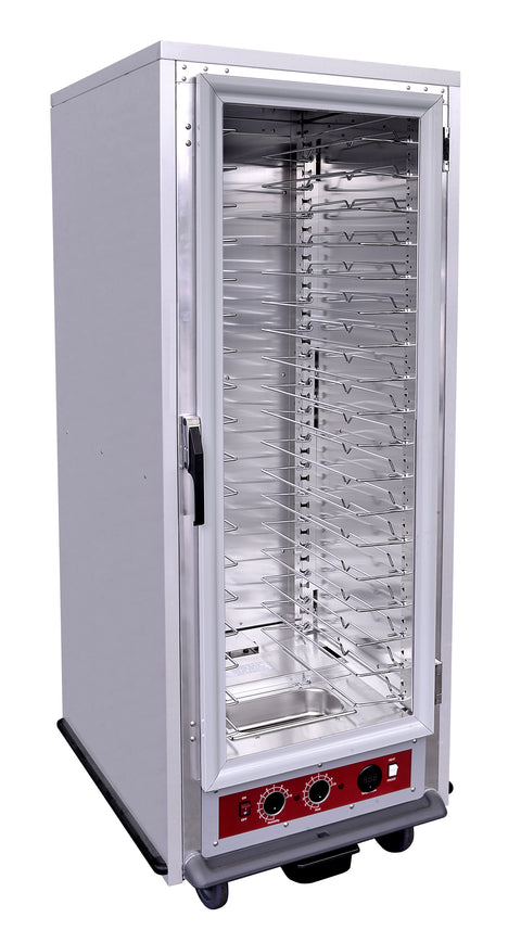 ENC-3-1-CIFC-U-20 EC539-CFC-U-I Enhanced Heater / Proofing Cabinet Insulated w/ universal racks, full size, Red exterior