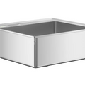 E-DIS-1C141610-SG Enhanced 17" x 21" Drop-In Sink with Splash Guards-Enhanced Stainless Steel