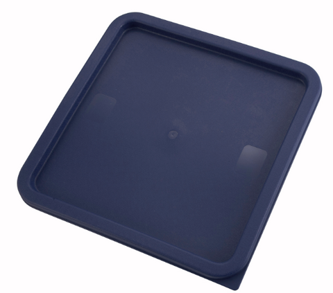 ERSL121822B Cresco Resco Square Lid For 12, 18 & 22 qt Container, Blue-Enhanced Smallwares