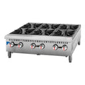 EGHP-6L Enhanced 36" Hotplate, 6 Burner-Enhanced Gas Equipment