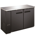 EBB-24-48F-HC Enhanced 48" Back Bar Cooler, 2-Solid Doors-Enhanced Refrigeration