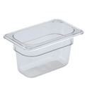 EFP94C Cresco Resco Food Pan 1/9-4" Deep, Clear-Enhanced Smallwares