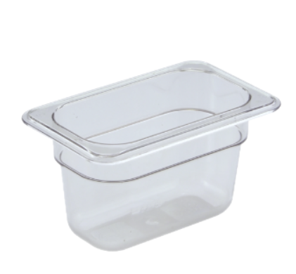 EFP94C Cresco Resco Food Pan 1/9-4" Deep, Clear-Enhanced Smallwares