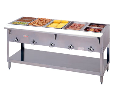 E304-120 Duke 58-3/8" 120V Electric 4-Well Hot Food Station
