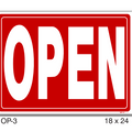 OP-3 T&J Sign Open/Closed Sign-T&J SIGNS, INC.