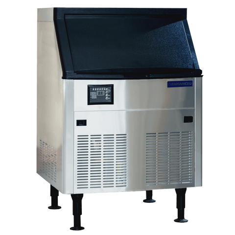 ESK-219S Enhanced Undercounter Ice machine, 210 lbs (in 24 hours), ice bin capacity 80lb, 1/2 dice, 115V