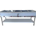 NH-5-NAT-SS Enhanced Steam Table Open Wells NG-Enhanced Stainless Steel