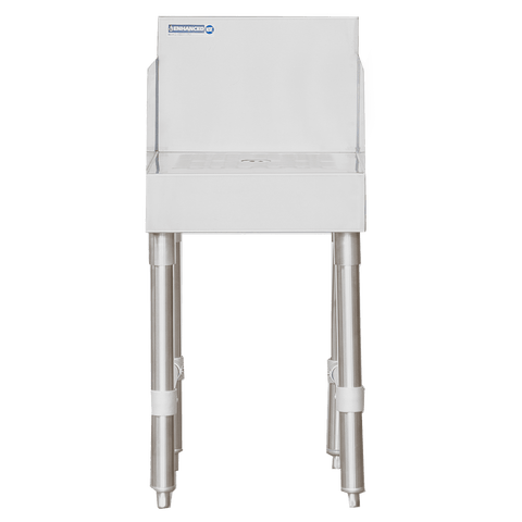 E-RBDU-1815 Enhanced Recessed drainboard unit 18-1/2"X24"X30"H with 3" backsplash-Enhanced SS & Equipment