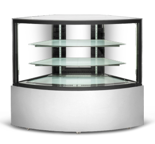 Enhanced Display Cases E-CW-350C Enhanced Corner Refrigerated Display Case