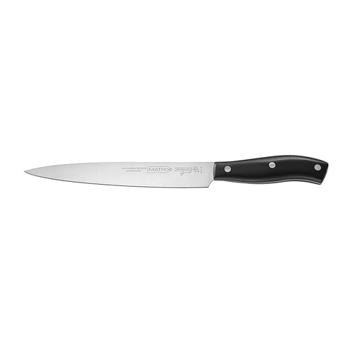 Mundial BP9111-8 Matrix 8" Carving Knife, Black Handle