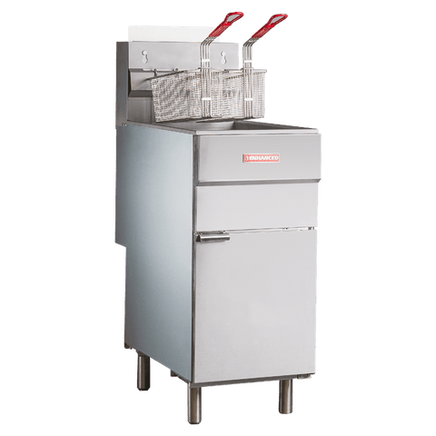 EGF-120-N Enhanced 45-50 Lb. Natural Gas Fryer-Enhanced Gas Equipment