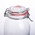 CW-11800F Enhanced 63 Oz. Glass Storage Jar with Lock Seal - EA-Enhanced Glassware