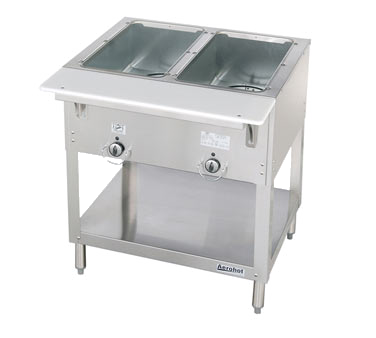 E302-120 Duke 30-3/8" 120V 2-Well Electric Hot Food Station w/ Epxosed Elements-Duke Manufacturing