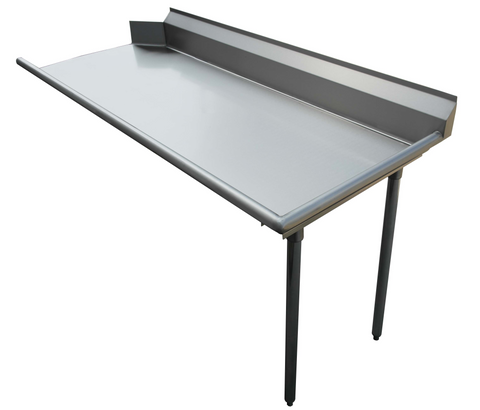 Enhanced SS & Equipment E-CDT-30R Clean Dish Table, 30"D x 30"W, Right Side