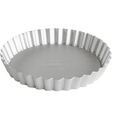 PFT-65 Fat Daddio's Fluted Tart Pan Removable Bottom, 6.5 in x 1 in, aluminum-Fat Daddios
