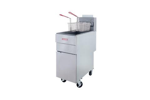 Enhanced Gas Equipment EGF-90-N Enhanced 35-40 lb Natural Gas Deep Fryer, 90,000 BTU