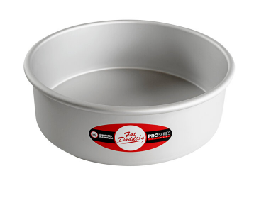 PRD-93 Fat Daddio's Round Pan, 9 in x 3 in , Aluminum-Fat Daddios