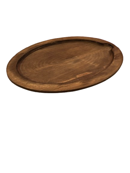 110-00061 Clipper LD Oval Wood Tray