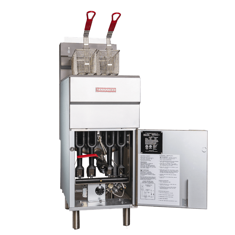 EGF-120-N Enhanced DEEP FRYER 45-50bs, Natural Gas 120,000 BTU