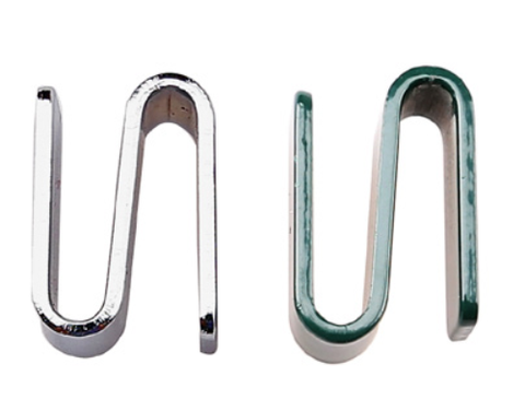Enhanced Wire Shelving E-GSH-EG S Hook with Green Epoxy, 2-Pack