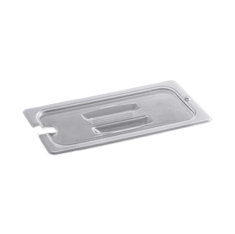 Cresco Resco EFPL30NC 1/3 Size Notched Clear Polycarbonate Insert Pan Lid