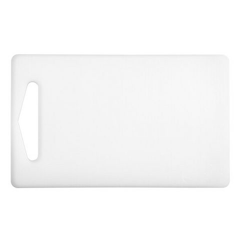 Cresco Resco CB10612WH White Polyethylene Cutting Board 10" x 6" x 1/2"