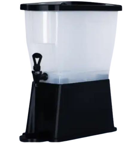 Cresco Resco 176DBD3BK BEVG-6 Slim Double Beverage Dispenser with Black Base, 6 Gallon