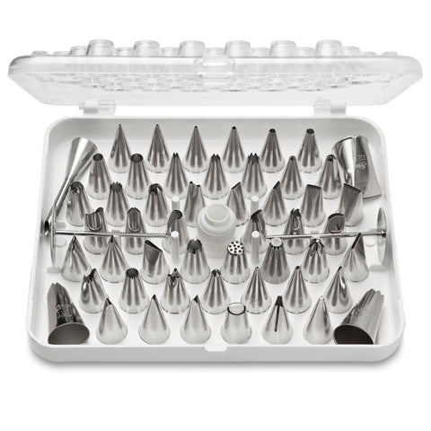 Ateco 783 - 55-Piece Stainless Steel Cake Decorating Tube Set