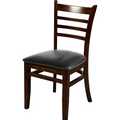 WS-WC101WA-DBLK Oak Street Dining Wood Chair, Beechwood - EA-OAK STREET MANUFACTURING
