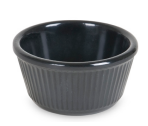 Clipper Mill 5107-Black 4 oz. Black Melamine Ramekin