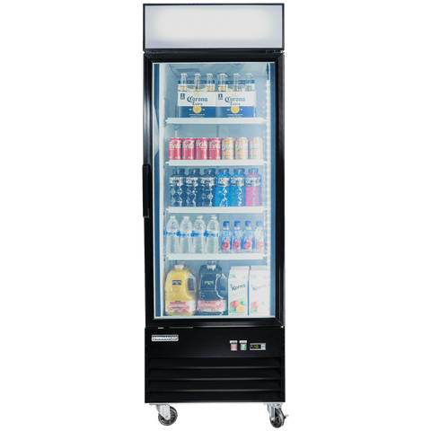 EDGM-19R-HC Enhanced Merchandiser Refrigerator 1-Glass door-Enhanced Refrigeration