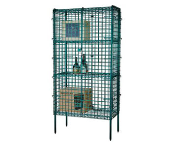 E-GEWSC-2460 Enhanced Security Cage H Kit, Epoxy-Enhanced Wire Shelving