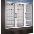 EGDM-60R-HC Enhanced Merchandiser Refrigerator, 3 Glass Doors-Enhanced Refrigeration