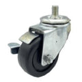 ET31Z-313-P2-1 Enhanced 13" Long Thread Casters with Brakes, Set of 4-Enhanced Parts & Accessories