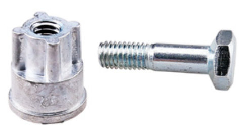 Enhanced Wire Shelving E-SPLZAF Zinc Alloy Leveling Foot for Shelf Post