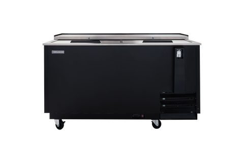Enhanced Refrigeration EBC-65-HC Enhanced Bottle Cooler Refrigerator, 65" Wide, Black, 2-Slide Top Doors