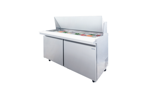 Enhanced Refrigeration ESPM-60-24-HC Enhanced 60" Mega Top Sandwich/Salad Prep Table