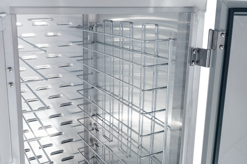 Enhanced EHC1836HPICU Insulated Full-Size Heater Proofer Cabinet with Universal Wire Rack, 18-Pan Capacity