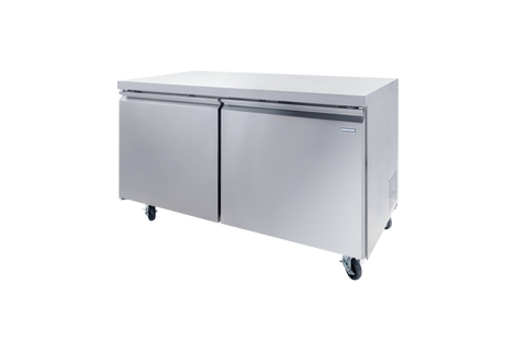Enhanced Refrigeration EUC-60R-HC 60" Two-Door Undercounter Refrigerator